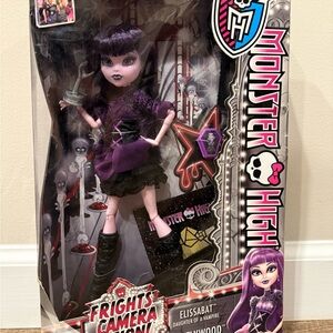 Monster High “Frights, Camera, Action!” Elissabat Doll (Collector Item)